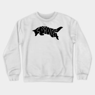 Coyote Font Crewneck Sweatshirt